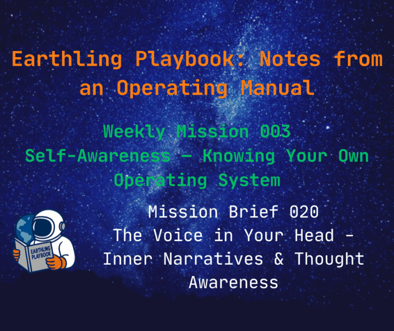 Mission Brief 020 – The Voice in Your Head