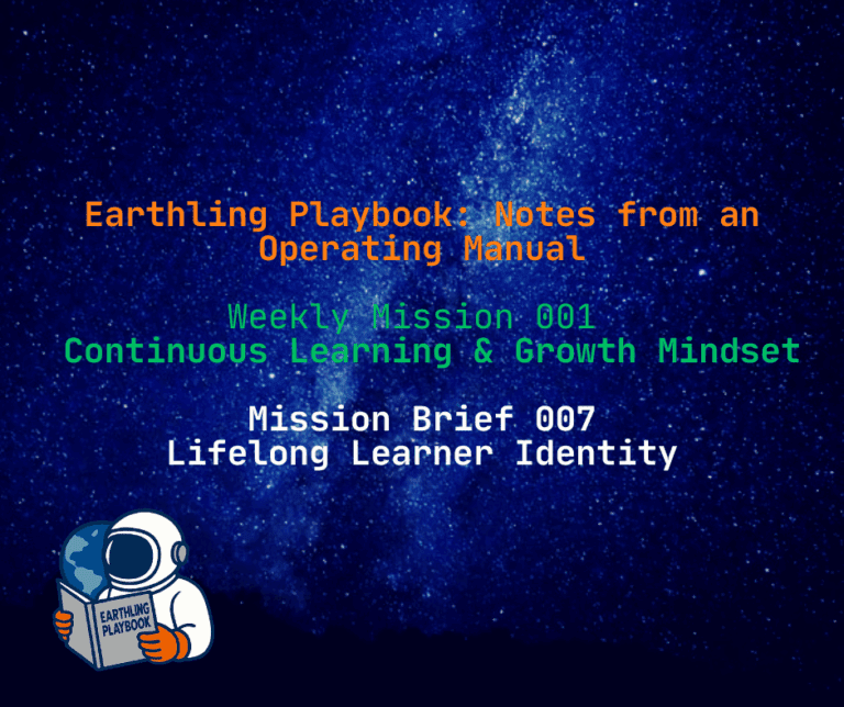 Mission Brief 007 – Lifelong Learner Identity