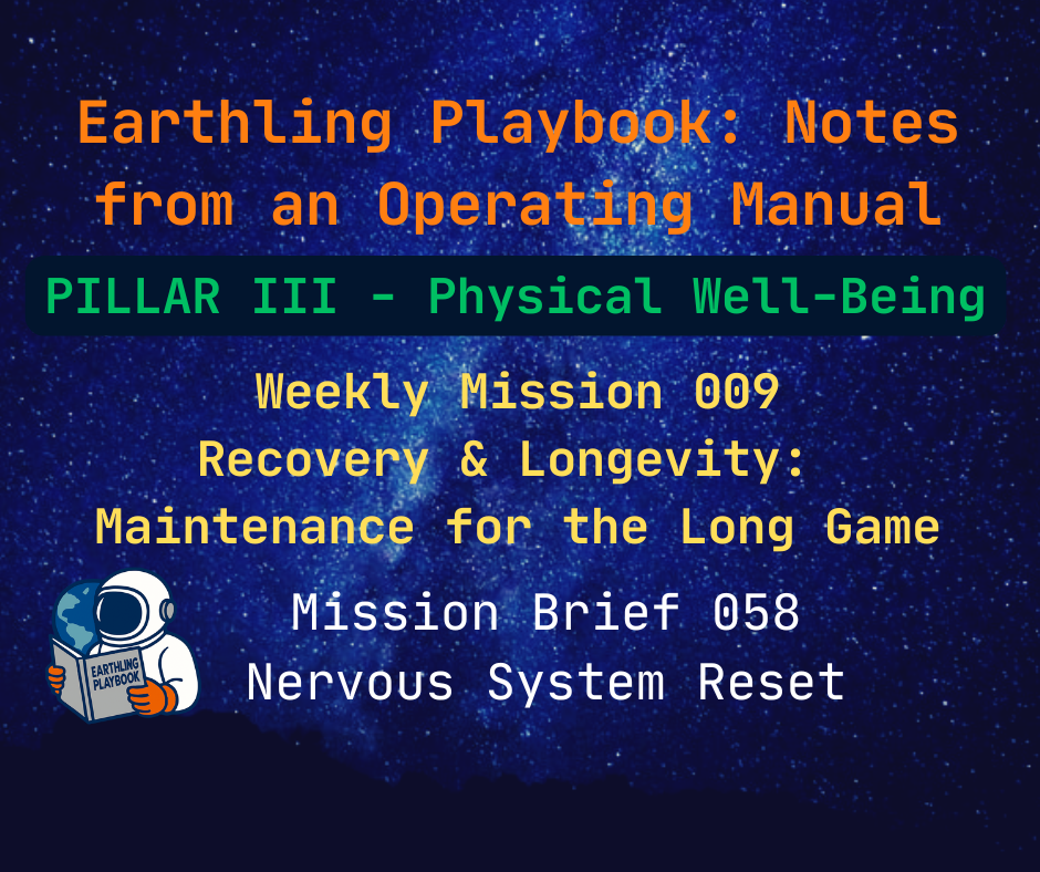 Mission Brief 058 – Nervous System Reset