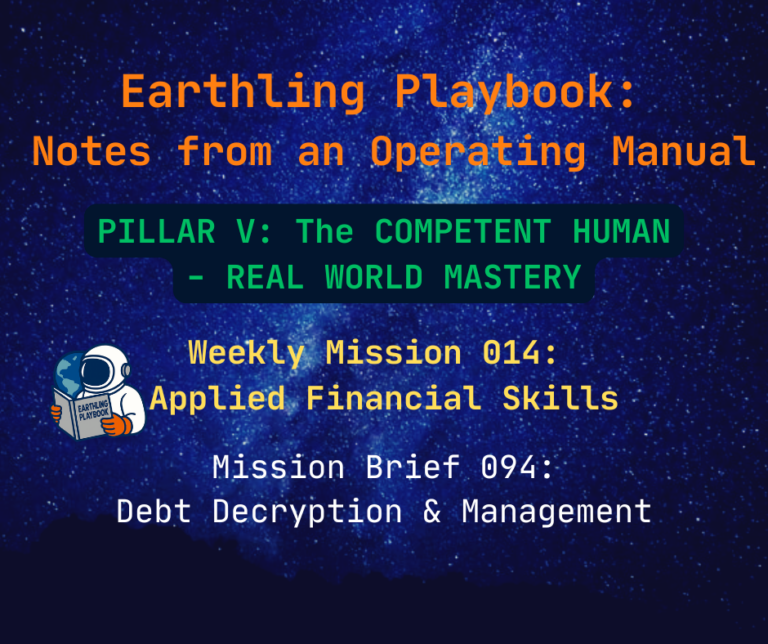 Mission Brief 094: Debt Decryption & Management