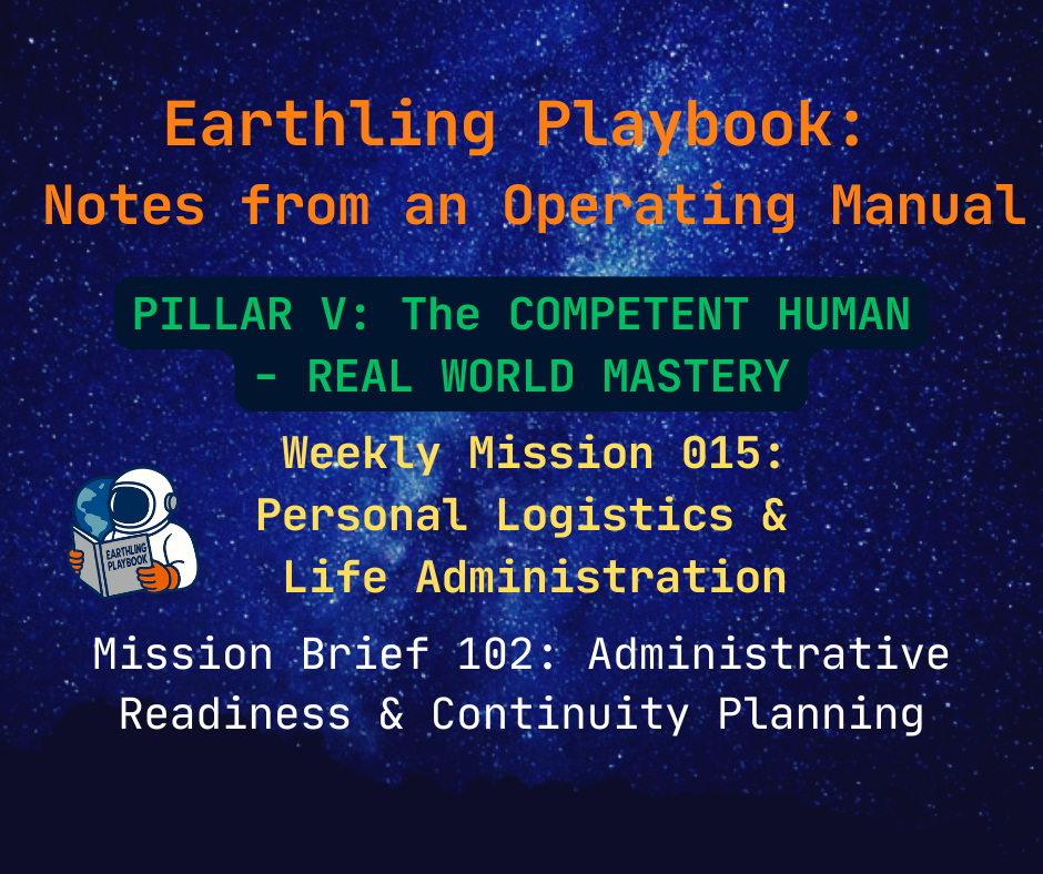 Mission Brief 102: Administrative Readiness & Continuity Planning